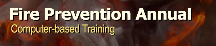 Fire Prevention Annual Training Banner