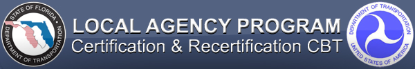Local Agency Program Certification & Recertification banner