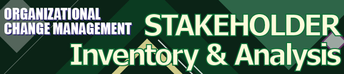 OCM Stakeholder Inventory & Analysis Banner